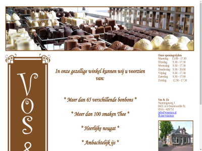 /vosenzo 0516 1 100 12.30 13.00 17.00 17.30 20.00 426752 65 8431 9.30 aa ambacht begroet bonbon del dinsdag donderdag fb.me fb.me/vosenzo fr gezell heerlijk hop ijs info@vosenzo.nl maandag mog nanningaweg nougat onz oosterwold openingstijd passie smak thee verschill voorzien vos vrijdag we wij winkel woensdag zaterdag zondag