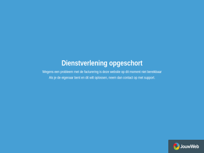bent bereik contact dienstverlen eigenar facturer jouwweb moment nem opgeschort oploss problem support websit wegen wilt