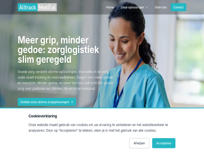 accepter afwijz all alltrack analyser asset client contact cookies cookieverklar echt ervar gebruik gedoe gemak geregeld goed grip hom innovaties klik maakt medical minder ontdek onz oploss overzicht patient slim slimm stem telt tijd toekomst tracking verbeter verdient voorraadbeher websit websiteverker zoal zorg zorglogistiek zorgoploss