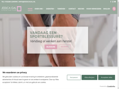 +31 -2290999 0 00 06 088 09 0999 1076 16 17 19 2026 21 229 246 30 348 5 6 8 86086421 88 99 aanbied aandoen aangeslot aanpak aanpass aanvull accepter adres advertentie advertenties adviescentrum afgestemd afsprak afwijz akkoord algemen all amsterdam analyser arts begeleid behandel beleid bent bereik beweg bied biedt binn blessur blessurebehandel blessureconsult blessures brow browse-ervar btw by centra chronisch coaching consult contact contactformulier cookie cookies copyright cv daarnaast daarom di diagnos diagnostiek diagnostisch dienst direct do doel duidelijk duursporter email english enkel erkend ervar federatie frustrerender fsmi ga gal gebied geblesseerd gebruik gecertificeerd gepersonaliseerd gerelateerd geslot gespecialiseerd gesprok gestuurd gev gevall gevestigd gezond goed grot haarlem help herstel hom huisart ieder ijsbaanpad info info@jessicagal.nl informatie inhoud inspann inspanningsklacht instell intensiev invull j.gal@jessicagal.nl j.s.i jap jessica jouw juist kastj keuring klacht klik kort kunt kvk langer ma maakt mak medisch meest mob moet mogelijk mur netwerk nieuw nl863856469b01 normal onderzoek onlin onz oorzak openingstijd oplop over overzicht partner per person plan policy powered prestatie prestatiegericht preventief preventiev privacy problem professionel realisatie recreatiev resultat samenwerk scas sind slecht sma snel snell snelst specialist specifiek sport sport-gerelateerd sportart sportarts sportblessur sporter sportkeur sportmedisch stemt stur tariev team tel telefonisch terecht teruggebeld tijden toegang totaalpakket trainingsbegeleid uitgebreid vandag vanuit vaststell verbeter vereist vergoed verker verplicht verwijz verwijzer verwijzingsmog verzeker voorwaard vr vrag waarder waarmee wacht wachttijd we weg wer werk werkdag wij wit wo za zorgverzekerar