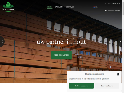 +31 0 00 17 2026 30 53 60204133 737 8 98 accepter all beher bekijk bel contact cookie cookiebeleid cookies debo debo-timber di do e e-mail gebruik gerealiseerd geslot handelsstrat help hom hout ibrandz info@debo-timber.nl informatie kvk lat leveringsvoorwaard ma mail media nl onz openingstijd optimaliser partner recht scroll servic timber toestemm uur voorbehoud voorkeur vr websit wet wij wo za