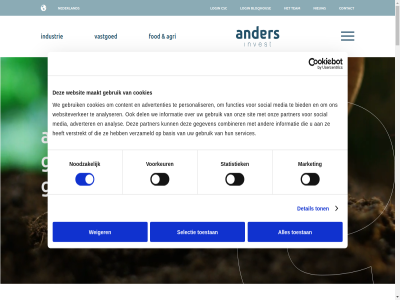 0 01/09/2026 05/08/2026 085 1 12 1500 19 2 3953ba 4 4019312 6 6060 8 aandacht advertenties adverter afm agri analys analyser ander andersinvest.nl anderstein andersteinweg basis bedrijv bel bezoek bied bloqhous cohesie combiner contact content cookies csc del derd detail eig farm focus fod fond fonds fork functies gebruik geeft gegeven gehel geld georienteerd groei hand handelsondernem hands-on hur huurwon industrie industriefond info@andersinvest.nl informatie invest investeerder invester ket lang lange-termijn les linkedin login maakindustrie maakt maarsberg mail manager market media middel mkb mogelijk nederland nieuw noodzak on onz partner personaliser plek portfolio productie registratienr report sector selectie services sit social statistiek team termijn to toestan toestemm toestemmingsselectie toevertrouwd ton transparant vastgoed vastgoedfonds verder verstrekt verzameld villa vind voorkeur voornam waard waarden-georienteerd we websit websiteverker wederker weiger werk wij zit zoekt zorg zorgvastgoed zorgwon