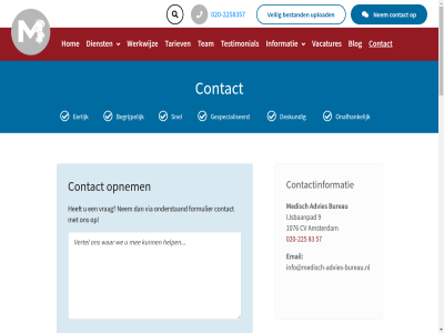 -2258357 020 advies begrijp bestand blog bureau contact deskund dienst eerlijk formulier gespecialiseerd hom informatie medisch nem onafhank onderstaand opnem snel tariev team testimonial upload vacatures veilig via vrag werkwijz