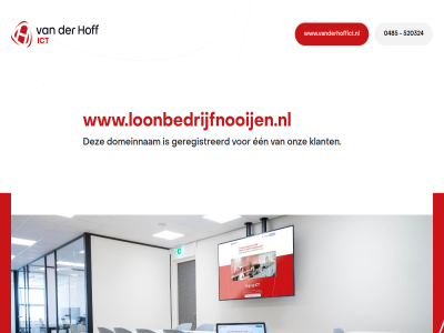 0485 520324 domeinnam een geregistreerd hoff ict klant onz www.loonbedrijfnooijen.nl www.vanderhoffict.nl