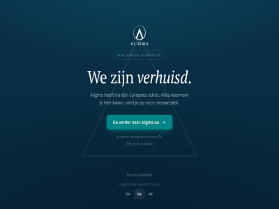 1 adres aligma aligma.eu aligma.nl biolution blijf doorgestuurd een europes ga join kwam liever nieuw nl onz pagina plek s tal the verder verhuisd vind waarvor we