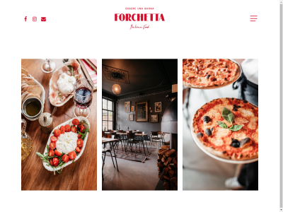 content email facebok forchetta instagram italiaan italian main menu restaurant schoonhov skip to