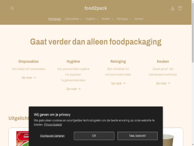 08 1 180cc 2 2026 24 2500 4 40 400 43 50 75 750 79 84 95 a afval afvalbak allen bakj ban bedankt beher best betaalmethod bied bio biokarton blijf by contact content cookies cookievoorkeur cup daarnaast dagelijk disposables e ervar fod food2pack foodpackag ga gat gebruik gev grot homepag hoogt houd hygien hygienematerial inlogg keuk klar kleinkeukenmateriaal koffiebeker laatst lag mail makkelijk material meld meten missie ml nee nieuw nieuwsbrief normal ok onz papier person powered prijs privacy privacybeleid product rec reinig roerstaafjes roll sanitairreiniger schoonmaakmiddel servicegericht shop shopify simpel soortgelijk soup stan stuk team technologieen tissue toilet toiletpapier tomatensoep uitgelicht vel verder voorkeur we websit wij winkelwag zoek zowel
