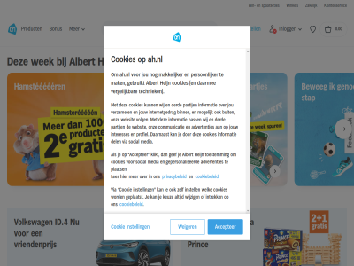 0.00 2 2e accepter advertenties ah.nl albert avondj bestell beweg bezorgd binn bioscoopkaartj bonus boodschapp buit communicatie cookie cookiebeleid cookies daarmee daarnaast del derd eerst extra favoriet feedback film ga gebruikt gef genoeg gepersonaliseerd geplaatst giga gratis griep grootst heijn hel herfst hoofdinhoud informatie inlogg instell interesses internetgedrag intrek jou jouw keuz kies klantenservic klikt last lekker les mak makkelijker media min mogelijk onlin onz partij pass persoonlijker plaats portuges privacybeleid product profiel schon scor servies smak snack social spaaracties spar stap stralend supermarkt tafel techniek toestemm vat vergelijk verkoud verzamel verzilver via volg voordel websit weiger wek welk wij wijzig win winkel zakelijk zet zoek