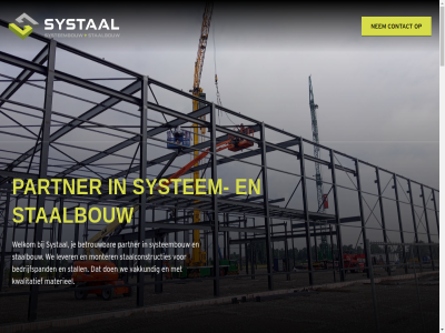 bedrijfspand betrouw contact kwalitatief lever materieel monter nem partner staalbouw staalconstructies stall systal systeembouw vakkund we welkom