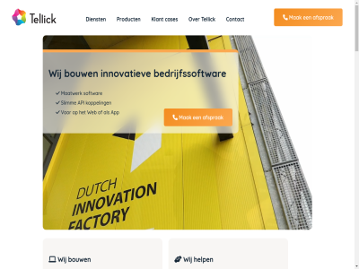 +31 2033188 79 afsprak agil api app architect architectur bedrijf bedrijfssoftwar bouw cas cases check consultancy consultant contact dennie dennie@tellick.nl developer devop dienst disclaimer doe ga gratis help info@tellick.com innovatie innovatie-check innovatiev juridisch klant koppel les maatwerk mak microservices mobil mooi nem oploss privacy proces product quality resultat scenebrok slimm softwar spatial tellick verbeter web webapplicatie websit wij