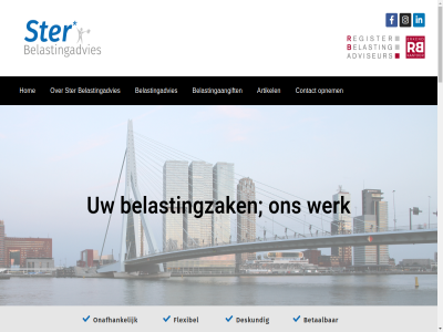 +31 -4 0 11 1509 2021 2622 4661 6 82163278 aanbied aangeslot aangift accountant accountantskantor administratie administratiekantor advies adviser afsprak algemen all allen artikel auto b.v bedrijfseconomisch begeleid bekijk belast belastingaangift belastingadvies belastingdienst belastingzak belegg beroep beroepsprocedures bespar best betal bezoek bezwar big boekenonderzoek breng bv by client contact daarbij denk denkt designed deskund dienst dienstverlen ding disclaimer diver download duidelijk e e-mail een eenmanszak efficient elektrisch elin enig erf erkend erover ervar familiebedrijv fiscal flexibel flink gebond gevestigd goed grafisch grag halster handelsnam hetgen hom hoogwaard indien info@sterbelastingadvies.nl informel informer inkomstenbelast jar jarenlang kaart kabinet kantor klachtenregel kleinbedrijf komend kornoeljelan kort kunt kvk kvk-nummer kwaliteit laatst lat lijntjes mail mee mentaliteit mid mogelijk nadel niveau no no-nonsen nodig nonsen nummer omzetbelast onafhank ondernem ondernemer ontwerp onz open opnem optimal pagina particulier plann policy positie priv privacy professionel rb rb-kantor reager recht regio relatie richt ron s sam schaff schenkbelast snel specialism spek stand stat statutair ster tarief telefonisch terecht tg tijd uiteraard uiterst vennootschapsbelast vermog verzorg voer vof volled voorbehoud voorkom voorwaard voorzien vraagbak vraagstuk vrag vrij waarom werk werksfer wij zak zelfstand zer