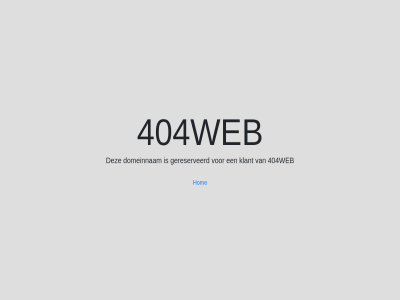 404web domein domeinnam gereserveerd hom klant