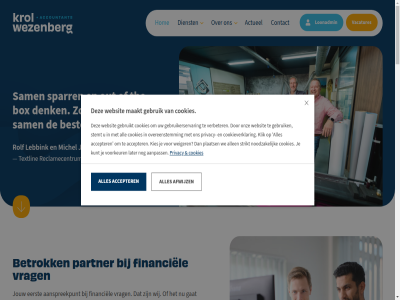 0341 1 2.500 2015 2019 2024 2025 25a 3 30 37 3844 42 6 60 7 8 8261 9c aandel aanpass aanspreekpunt accepter accountancy accountant achtergrond actueel administratie advies af afloss afwijz algemen all allen ambities annuitair b.v bank banktegoed bedraagt bedrag bedrijf bedrijfsovernam begeleid belast besluit best betreft betrok box bv contact cookies cookieverklar copyright daardor dd del denk dienst dienstbetrek echtgenot eerst elk ervor familieband financiel financien fiscal forfaitair gan gat gebruik gebruikerservar gebruikt geschonk gev goed harderwijk heft helder help hiervor hom hypothek immer info@krolwezenberg.nl inspecteur jans jar jezelf jij jou jouw juist kamp kenn kennis keuzes kies klik koopt krijgt krol kunt laatst later lebbink lening les levert lid locaties lon loonadmin looptijd loss maakt mak man meeuwenplein merkt michel miljoen nieuw noodzak ondank ondernemer ondersteun onz open oploss out overeenstemm partner plaats privacy reclamecentrum rendement rendementspercentages renteaftrek rolf ruim salaris sam schenking schuld sluit snel snell sparr sparringpartner sra staatssecretaris stap start stemt stoel strikt succes textlin the trouw vacatures vastgesteld vennootschapsbelast verbeter verder verdwijnt verschil verwerk vestig vind voordel voorkeur vooruit voorwaard vorder vrag waard wb we websit weiger werkgever werknemer westeind wezenberg wij winst woning zak zet zichzelf ziet zit zorg zwoll