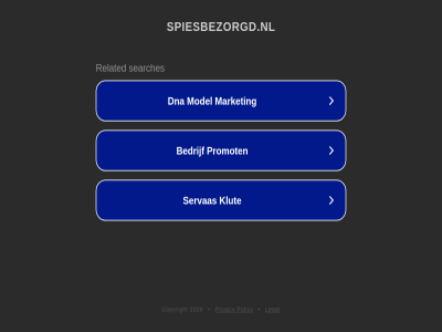 2026 copyright legal policy privacy spiesbezorgd.nl