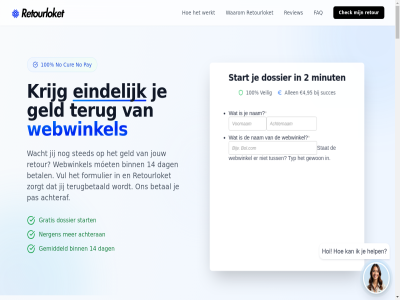 100 14 2 4 95 achteraf achteran allen betal binn check cur dag dossier eindelijk faq formulier geld gemiddeld gratis help hoi jij jouw krijg l m min minut moet nergen no pas pay retour retourbetal retourloket review s start sted succes terug terugbetaald veelgesteld veilig vrag vul waarom wacht webwinkel werkt zorgt