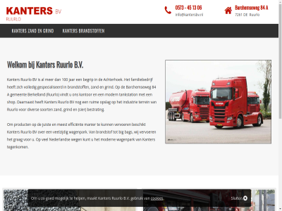 0573 06 1 100 13 45 7261 84 a achterhoek ander artikel assortiment b.v bag barchemseweg begrip berkelland beschikt bestell bestrat big binn brandstof brandstoff bv complet contact cookies daarnaast diver doet eenvoud efficient elk familiebedrijf gebeur gebruik gemeent gespecialiseerd goed grag grind grootverbruik help huis industrie info@kantersbv.nl jar juist kanter kantor ker keuz kunt lever maakt manier meest modern mogelijk nederland nem opslag pompstation prijsaanvrag privacyverklar product rijdt ruim ruurlo shop sier sluit soort tank tankstation tegenkom terrein totaalprijs total veelzijd vervoer vindt voertuig volled voorzien wagenpark websit weg welkom wer werkdag wij zand zer