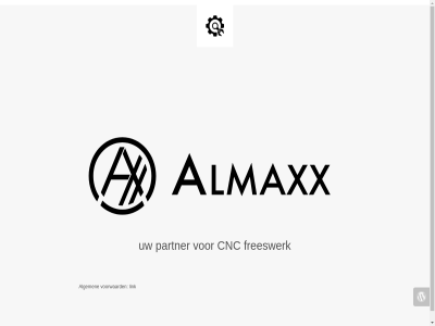 algemen almaxx cnc construction freeswerk link partner under voorwaard
