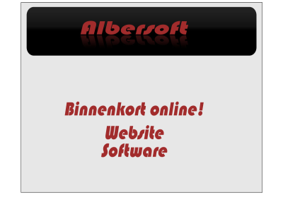 albersoft ontwikkel softwar websit