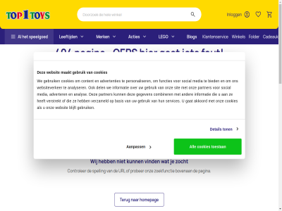 .. 0 085 1 18 2 20 2026 4 404 6 792 97 aanbied aanpass acties adres advertenties adverter afterpay akkoord algemen all analys analyser auto baby barbie basis bestseller betal bied blijf blijft blog bouw bovenan buitenspeelgoed cadeau cadeaukaart categorieen combiner constructiespeelgoed contact content controler cookies cookieverklar copyright del detail disclaimer e e-mail facebok fashion feest folder for fout friend fun functies ga gat gebruik gegeven gevond hitster hobby homepag hoogt hot ide ideal informatie inhoud inlogg inschrijv instagram kid kidizom kinderboek kinderslaapkamer kindpas klantenservic klantenservice@top1toys.nl klar knuffel knutsel leeftijd lego maakt mail mastercard media merk nieuw oep onz pa pagina partner patrol paw personaliser peuterspeelgoed pluch populair privacyverklar prober puzzel realisatie retourner s saldochecker schoencadeautjes schoolspullenpas services sit sitemap social speelgoed speelgoedauto speelgoedboek spell spelling stat stimmt submenu t technic terug terugroepactie tiktok toestan toggl ton top1toys top1toys.be top1toys.nl url veelgesteld verstrekt verzameld verzend vind visa voertuig volg voorwaard vrag vvv we websit websiteverker whel wij winkel zocht zoekfunctie