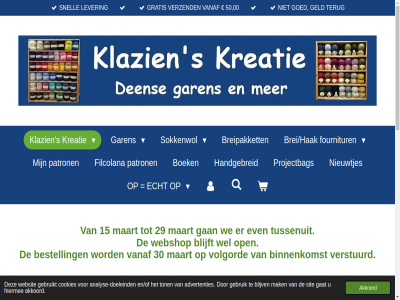 -28148190 0 06 15 20 2022 29 30 8191ah achter advertenties akkoord algemen analys analyse-doeleind belangrijk beleid bestell betal bezoekadres binnenkomst blijft blijv boek brei/haak brei/haaknaalden breipakket contact cookies direct doeleind echt en/of even facebok fijn filcolana fournitur ga gan garen gat gebruik gebruikt geld goed grag handgebreid hiermee hoofdinhoud hoogt info info@klazienskreatie.nl instagram klachtenregel klazien kreatie krijg laatst lat lever maart mailadres mak nieuwsbrief nieuwtjes ontvang open patron privacy projectbag reactie retour s sit snell sokkenwol stationsweg terug ton tussenuit vanaf veilig verstuurd verzendkost via volg volgord voorwaard wapenveld we webshop websit wel whatsapp