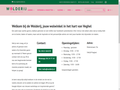 -364239 0 00 0413 06 09 10 14 16 17 27 27a 30 36 39 42 50 5461 5461jp 75 77 9 a adres advies agenda algemen allen beginn bent bestell beter bijzonder blijv brei breister contact dinsdag donderdag even f.a.q facebok favoriet franss gar garen gerust geslot gewon grag gratis hak hallo@wolderij.nl hand handwerk hart hebt help hom hoogt hoort inspiratie inspirer instagram jarenlang jij jouw jp kleding kleur koopzondag krijg liefd maakt maandag mail mak maker molenstrat mooist naai natur nem nieuw nieuwsbrief nodig nou onderan openingstijd pagina pakket patron person plek project samenkom schrijf t/m tel thomas tijdloz vanaf veghel verzend vind voel volg voorrad voorwaard vrag vrijdag war we websites welkom wet whatsapp winkel woensdag wol wolderij wolwinkel workshop zacht zaterdag zoek
