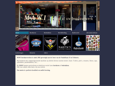 a adres allerlei badtextiel bedrijv bedruk bordur borduurwerk cadeaus cap computergestuurd diver enkel enz flec hom i klant kram kunt lat lettertypes m machines mawi merkkled paardendeken particulier polo s shirt sjabrak soort stuk sweater t t-shirt terecht textiel w wij zoal