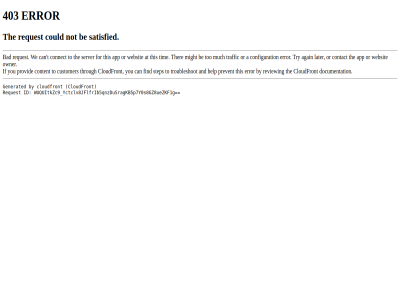 403 and be by can cloudfront content could customer documentation error find generated help id if not prevent provid request review satisfied step the this through to troubleshot wuquitkzc9 yctclv8jflfrib5qnzdusragkb5p7y0s8gz8uezkf1g you