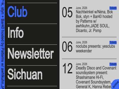 05 06 1/3 1021km 12 14 19 20 2026 21 25 26 27 28 40 5 amsterdam and april222 archiv arthur awhlkuhn b2b baby bar bar40 bianka birthday bok by cas club cnvn covenant deadly delfuturo dicanto disco dj drum duffus feltzer fest fi flm ga ganoush garag gather gedempt general gren hamerkanal hanna hi hi-fi hosted info jad jo jr july jun justin k klub krai laur lel lis listen liv lulu mesin nachtwinkel newsletter next noclub nyeg objekt omen parsa pattern pearl pebbll pel pinedub present pxmp rachel rebel robert ru ru-ga session shashaman sichuan silver slat slimfit song soul soundsystem styn sunday tayhana tba thom ticket toff traviesa traxx up w w/n wapta weekender whydj willem x year yesclub youth zohar èna
