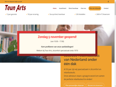 Voortdurende Bejaarden Extreem belangrijk Informatie over Teun Arts Meubelen V.O.F. in Sint Hubert - Noord-Brabant