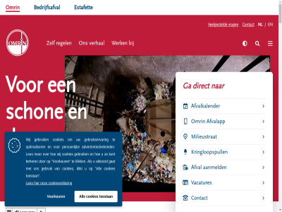 0 0900 1 10.000 14 16 2026 21 210 215 6 77 aanbod aanmeld aanpak afsprak afval afvalapp afvalkalender afvalverwerker all app bedrijfsafval bedrijv bekijk best betaalt blijf boordevol brengt bricoler circulair colofon contact dankzij denker direct disclaimer doe doener download duurzam economie een emissiecijfer en en/of energie eruit estafet fed fossielvrij ga gebruik gegan gemeent gev gewon googl grag gratis gren grondstoff grootst grot hal help hen hergebruik hightech hoogt hor hosted innovator inspirer installaties jaarlijk jouw kilo klantenservic klokhuis krant kringloopspull kringlop kun laatst leg legg leging les lev maart mak mee melk mens milieustrat miljoen minder mogelijk mooi naast namelijk nederland nederlander nieuw nieuwsbericht nl omrin omrin.nl onderhoudsstop onderwijs ontdek onz optimal oud over overzicht pak partij partner passie per play praktijk praktisch prat privacyverklar producent product project rec recyclewinkel regel restafval rijd rss ruim sam scheidingspercentag schon snel spijkerbroek start start-up sterk stor syp tarief toegank twed uniek ups vacatures vast veelgesteld verhal verschill verslet verwerkt vind volg voorbeeld vrag waard waarmee war we weg wereld werk wij won zit zodat zorg zovel