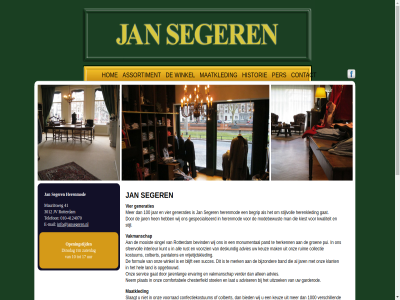 -2018 -4124070 010 10 100 1000 17 1939 3012 41 adres advies adviser all allen assortiment band begrip bevind bied bijzonder blijft chesterfield colbert collectie comfortabel confectiekostum contact dag deskund dinsdag drie e e-mail ervar formul garderob garderod gat gekled generaties gesned gespecialiseerd ging goed groen hel hen herenkled herenmod herkenn historie hom info@jansegeren.nl interieur jan jar jarenlang jv keuz kiest klant kleermaker kom kostum kunt kwaliteit land lat maatkled mad mail mak man mat mauritsweg measur merk modebewust model monumental mooist nem nodig onz openingstijd opgebouwd pand pantalon per person plat prijs pui rotterdam ruim rust seger servic sfeervoll singel slaagt stelt stijl stijlvol stijlvoll stoel stof stofstal succes t/m telefon to uitzoek uur vakmanschap verder verschill vier voorrad voorzien vrijetijdskled wens wij winkel zaterdag