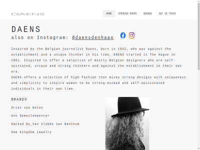 +31 1842 2001 2513 40 4273 70 960 a against all also and ann are be belgian benthum bl born brand by contact copyright daen daensdenhag demeulemeester den design designer dries era establishment fashion gem get hacked hag hague high his hom hour individual info@daensdenhaag.nl inspir inspired instagram jewelry journalist kingdom minded mixes molenstrat mostly nederland not offer on open opiniated opinionated own reserved right selection self self-opiniated self-opinionated simplicity slobb started strong strong-minded that the their thinker tim to touch unique uniquenes who with wom