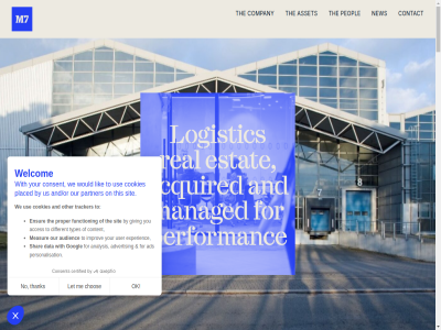 acquired and asset company contact estat for hom logistic m7 managed new peopl performanc real the