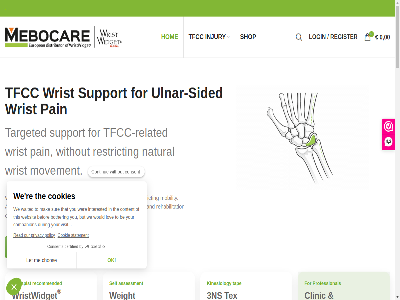 +31 0 00 02 1562 16 2018 2026 3 3/5 399 3ns 4 737 75 78 a about accountgegeven acros activities adjustabl allow and application around as asked assessment at based be bearing brac by can cart caus certified chair chos clicking clinic clinical common company complaint complex condition conservativ conservatively contact continue cookie daily danish dansk delivery design designed deutsch developed diagnosis differ discomfort distal do does druj during dutch e e-mail e.g easy english español europ everyday fibrocartilag for forearm français french frequently from functional german gradual grip gripping hand help hom how includ info info@mebocare.com injuries injury inquir instability irritated irritation it italian italiano its joint kep kinesiology krommenie learn loading login low low-profil mail maintain mak makes managed many mebocar mobility mor mov movement natural naturally nederland netherland non non-surgical number on or order pain partially particularly patient persistent phon pleas polish polski portugal portugues portuguê practic preferably privacy procedur professional profil provid provides pushing question radioulnar rating recommended recovery reduced refund register rehabilitation related restrict return review rotation seeking self servic shop should sid sided sign sitemap solution spanish sport stabiliz stabilization statement stock strength suitabl support surgical svenska swedish symptom tap targeted term test tex tfcc tfcc-related the therapist this to torn treatment triangular tritonlan trusted twisting ulnar ulnar-sided uncomfortabl understand up use used verget wachtwoord wearing webwinkelkeur weight weight-bear well when whil why with without wrist wristwidget www.mebocare.com zp