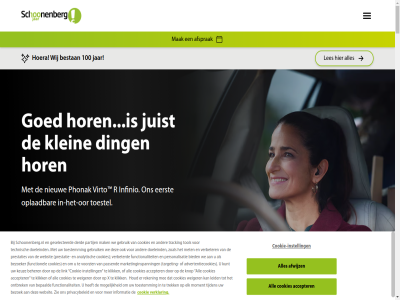 100 140 1926 2026 24/7 aanbod aantal accepter achterbank advies afsprak afwijz ai ai-hoorinnovatie ai-technologie algemen all amsterdam analytisch ander audeo audicien audio automatisch batterij batterijgebruiksdur bedoeld begeleidingsprogramma beginn begint belangrijk belov bent bescherm best bestan betaalt betal bezig bijdrag blijv bluetooth brengt buurt constant contact contactformulier contactlen continu cookie cookie-instell cookie-privacyverklar cookies cookievoorkeur copyright daarom de deskund ding direct disclaimer doet drag echt eerst elk ernstig erop ervar ervor expert extra functionel garantie gat gebied gehoorapparat gehoorbescherm gehooroploss gehoorverlies gehor gekek geld geliefd geluid generatie geniet geschiedenis gesprek gevall gezien goed grag grapjes gratis hal hard hebt hel helder help helpt herk hoeft hoera hoorhulpmiddel hoorinnovatie hooroploss hoorsupport hoortest hoortestdag hoortoestel hoortoestell hoorzorg hor hulp i.s.m iederen in-het-or infinio informatie innovaties innovatiev inschat instell instructies invester jar jarig jou juist kapot keuz kijk kinder klantervar klar klein kost kroeg kun kunt lacht les lev lyric mak mat mee meest melig minder mogelijk moment mooi muziek nederland nieuw nieuwsgier nieuwst nodig nooit omgat omgev onbenull onderhoud onderhoudt ondersteun onlin onmis ontdek ontwikkel onz onzicht oor oplad oploss pass past person phonak praatjes prestatie privacy privacyverklar prober problem programma r reserved richting right ruimst rumoer schoonenberg schrijv servic signal sind situaties slag slimm sommig sonova soort spher sprak stan start sted stil techniek technologie telefoner terug terugkijk tevred tijden toegewijd toekomst toestel tv tv-kijk uitdag ultra umc uniek vacatures vanuit vanzelf veilig verbeterd verhelp verklar verkrijg vernieuw versterkt verzeker vind virto vooral vooruit voorwaard vrijblijv waardevoll waarmee waarom war we wel welk wer wereld werkt werkwijz wet wetgev wij wijz winkel zelf zien zoal 