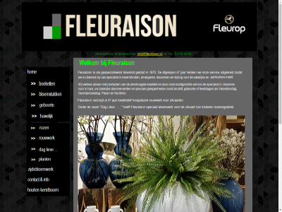 06 44 53 66 93 bestell bloemsierkunst fleuraison info@fleuraison.nl informatie via