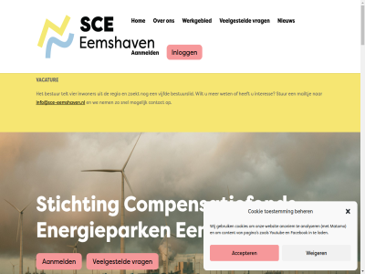1 1.500 10 100 14 140.000 150 17 2015 2016 2025 275.000 36 aanmeld aanmerk aanvull accepter adress afbeeld afkomst afsprak afstand all analyser anoniem antwoord bedraagt bedrag beheert beher behoev belangrijk beleid bericht bestur bestuurslid betaald betreft betrokken bewoner binn bouw cee circa compensatie compensatiefond compensatiegeld complexer contact content control cookie cookiebeleid cookies daarnaast daarom daling data dien dienst doel doorgan download drag duurt eemshav eerst effect eigenar energiepark evenal eventuel exact exploitant facebok financieel financiel fond gan gat gebied gebiedsfond gebouwd gebruik gecompenseerd gedacht gegev gegeven geld gelijk geluidshinder gemeenschap genom gesprek gesteld getoetst gev gezien goed goedkeur grond groning groter hieronder hinder hoevel hog hom hoogt huiseigenar huurder inbreuk inderdad indicatie info@sce-eemshaven.nl inkom inlogg inmiddel inspann interes inventarisatie investeerder invull inwoner jaarlijk jar juist kijk klik kom komt krijg krijgt kunt kwartiermaker lad landschap lang leefbar liever link lokal m mailtj matomo meld meter middel mogelijk n nadel nem nieuw nieuwsbrief noem okt oktober omgev omwon onderschat onderstaand ongever onlin ontvangt ontwikkel onz oostpolder opgericht opgezet opmerk opricht overeenkomst overeenstemm overleg pagina participatie participatie/dorpsmolens participatiegeld per plus presentatie privacybeleid problem proces profiteert projectvermog provincie rad recht rechthebb red regie regio registratie reglement roadbear rond s sam sce scee schema sit slagschaduw snel st startdatum stichting strom studios stur telt ten ter terug tijd toeslag toestemm toezicht turbin tuss uitbetaald uitbetal uitgekeerd uitgeslot uitnod vacatur vanuit vastgelegd veelgesteld veilig verdeelt verdel verder vergoed verhuisd verhur verhuurder verkoopwaard verminder verplicht verschuldigd vier vijfd vindt visualiseerd volled voorschot vorm vraagt vrag waarom wanner war we websit weergav weiger wel wel