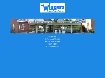 -412247 0599 128 9563 apelkanal b.v e info@wiegersbv.nl pg t ter west wieger