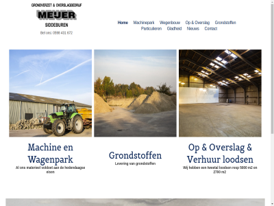 0598 2700 431 5000 672 bel contact eis gladheid grondstoff hedendag hom lever loods m2 machin machinepark materieel nieuw overslag particulier resp tweetal verhur voldoet wagenpark wegenbouw wij