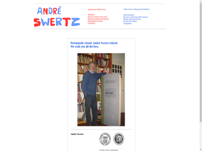 20e 20th affiches all and andr antiquariaat art best bibliofilie bok century closed eeuw fin illustrated kunst literatur modern nederland permantely poster pres privat retired swertz the typografie typography we wish you