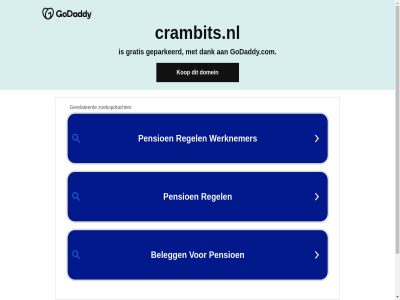 -2024 1999 all copyright crambits.nl dank domein geparkeerd godaddy.com gratis kop llc parkwebdisclaimertext privacybeleid recht voorbehoud