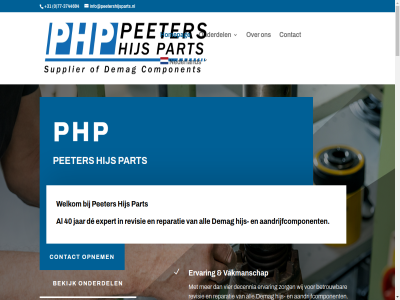 +31 -3744694 -53790487 0 0134279735 2025 40 6 77 88733157 aandrijfcomponent all bekijk benieuwd beteken betrouw btw bv contact de decennia demag ervar expert hijs hom homepag iban info@peetershijsparts.nl jar kvk n nederland nem nl83rabo nl864754942b01 onderdel opnem part peeter php reparatie revisie vakmanschap vier vrijblijv welkom wij zorg