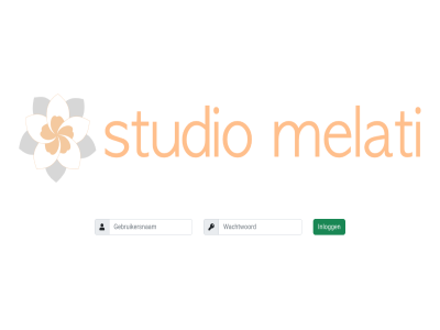 gebruikersnam melati studio wachtwoord