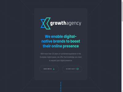 20 agency boost brand brow combined contact digital digital-nativ enabl european expand experienc grow growth helping knowledg mor nativ ned offer onlin presenc spac than the their to we with xkgrowth year you your