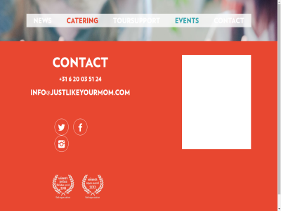+31 03 20 24 51 6 cater contact event hom info@justlikeyourmom.com just lik mom new toursupport your