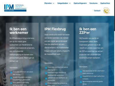 -2002030 035 1272 2026 39 89358201 administratie administratiev adviseur afhank all bedrijf beid belast beperkt best biedt boeiend bonus bouwt bovenop by constructie contact control copyright crailoseweg daarnaast dienst dienstverband direct doorbetal eerlijk eig elk expert expertis facturer financieel financiel flexbrug flexibiliteit gav gecombineerd gelov gerust goed goedlop groei hoevel hoger houd huiz info@ipmadviseurs.nl inkom invloed ipm ipmadviseur justiin kan kans keuz kiez kracht krijg kvk kwaliteit last les locatie loondienst maand mad medewerker meest merk minder mogelijk nadel nederland nem nodig omzet ondernemerschap ongeacht ontwikkel opdracht opdrachtdur opdrachtgever pagina pensioen person potentieel privacybeleid professionaliteit project projectmanagement realiser regelt reserved right risico s salaris sam samenkom social stimuler strev team toegewijd training transparant uitzonder uniek vacatures vakantiedag vakgebied vast verzeker via volled voordel vrijheid waarmee war we welkom wereld werk werkgever werklocatie werknemer werkomgev werktijd werkur werkwijz whatsapp wij zak zeker zelfstand ziekt ziekteverlof zoal zzp zzp-er