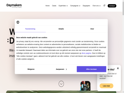 +31 0 0239 1 14 2 3 30 3581 4 8 820 a aangepast aanpass aanzet actie activer advertenties agency akkoord all analyser are b bed behind bewaard beweg bied binn blijv breng busines campagnes cases cn contact contact@daymakers.nl contact@fxagency.nl content control cookies cookievoorkeur creat creator crer d daarnaast dag day daymaker daymakers.nl daypaper del detail digital doel echt elk elkar emotie eruitziet ervar event eventmarket everyon experiences expertises facebok feit fx fysiek gat geanonimiseerd gebruik gegeven gepersonaliseerd hang hebt hom info@db-eventmarketing.nl informatie instagram instell interactief involv it jou jouw kiez klik kom komt koz kunt leav les lev linkedin maakt maand malieban market maximal mediafuncties meeslep mens moment mute/unmute naadlos new no nooit one onz organisaties overlop pagina partner person personaliser platform positiev privacy raakt rak s sam samenbreng series sit sluit social stat stijl strategie strategieen tech that toestan toestemm totaal­oploss transformer uitsluit utrecht verander verbeter verbind verget verhal verzamel verzameld volgend volled voorkeur voorop vorig waarbij we web websit website-ervar websitegegeven websiteverker weiger wereld wij zet