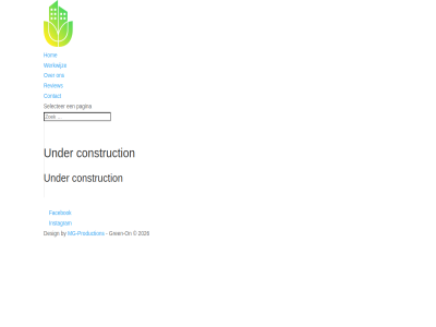 2026 advies by complet construction contact design facebok green-on gren hom instagram mg mg-production on pagina production review selecter uitvoer under verduurzam werkwijz woning