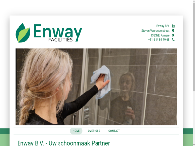 +31 1333ne 2018 44 6 68 79 89 89740130 almer b.v contact enway facilities flexibel hard hom kvk kwaliteit nederland partner roy schon schoonmak servic snell stev vennecoolstrat werker