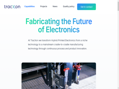 a and at capabilities contact continuous cradl cradle-to-cradl electronic fabricat from futur get hybrid innovation mainstream manufactur new nich policy printed proces product project quality technology the through to tracxon transform we